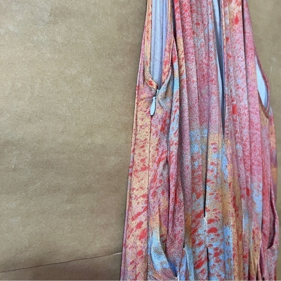 Free People | Seduction Playsuit Wide Leg Jumpsuit Crisscross Pleated Size XS - Picture 11 of 15